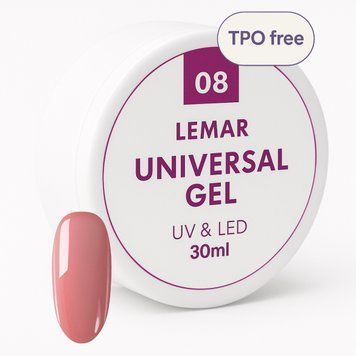 Universal Builder Gel №8 - мигдально-кораловий, 30 мл УГ-8-30 фото