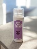 Sun Screen Cream SPF30 - сонцезахисний зволожуючий крем для рук і тіла, 100 мл СК-100 фото