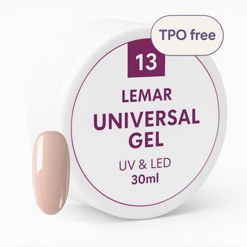 Universal Builder Gel №13 - молочно-бежевий, 30 мл УГ-013-30 фото