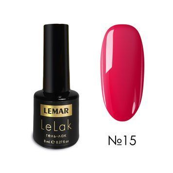 Гель лак LeLak №015 "Ягідний бенкет" (брусничний)  lelak_015 фото